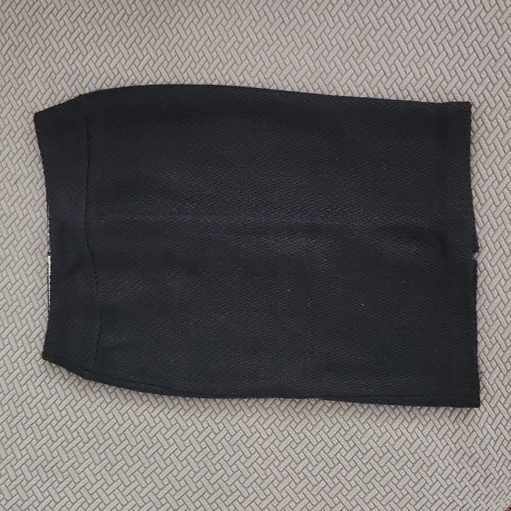 Moulinette Soeurs Navy Wool Blend Skirt